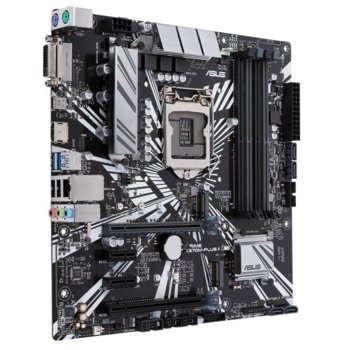 Дънна платка Asus PRIME Z370M-PLUS II, Z370, LGA1151, DDR4, PCI-Е (HDMI&DVI)(CFX), 4x SATA 6Gb/s, 2x M.2 sockets, 1x USB 3.1 Type C, 2x USB 3.1, mATX | JAR Computers Asus PRIME Z370M-PLUS II