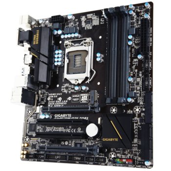 Дънна платка Gigabyte GA-H170M-D3H DDR3 (rev 1.0), H170, LGA1151, DDR3, PCI-E (HDMI&DVI)(CF), 6x SATA 6Gb/s, 2x SATA Express, 1x M.2 Socket, 4x USB 3.0, microATX | JAR Computers Gigabyte GA-H170M-D3H DDR3 (rev. 1.0)