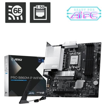 MSI PRO B860M-P WIFI6E 911-7F01-004 | JAR Computers MSI PRO B860M-P WIFI6E 911-7F01-004