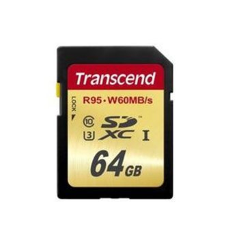 Transcend 64GB SDXC UHS-I U3 Card