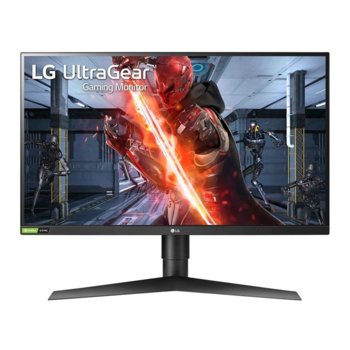 Монитор LG 27GN750-B, 27" (68.58 cm) IPS панел, 240Hz, Full HD, 1ms, 400 cd/m2, DisplayPort, HDMI | JAR Computers LG 27GN750-B