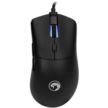 Мишка Marvo Niro 40 G950-BK, оптична (12000dpi), USB, черна, PWM3327 сензор, гейминг, 6 програмируеми бутона | JAR Computers Marvo Niro 40 G950-BK MARVO-G950-BK