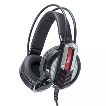Слушалки SBOX White Shark GH-1643 Cougar, микрофон, 3.5mm жак, геймърски, 32 Ohm импеданс, 95 dB ± 3dB чувствителност, подсветка, черни | JAR Computers WHITE SHARK GH-1643 Геймърски слушалки черни