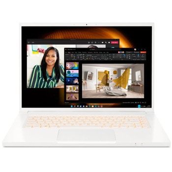 Лаптоп Acer ConceptD 3 CN316-73G-795U (NX.C6TEX.007)(бял), осемядрен Intel Core i7-11800H 2.3/4.6GHz, 16" (40.64cm) WUXGA IPS Anti-Glare дисплей & GF RTX 3050 Ti 4GB, (HDMI), 16GB DDR4, 1TB SSD NVMe, 2x USB 3.2 Gen 2 Type-A, No OS, 1.7kg | JAR Computers Acer ConceptD 3 CN316-73G-795U NX.C6TEX.007