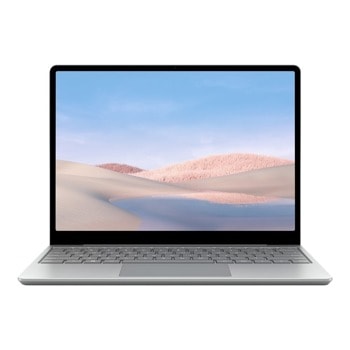 Лаптоп Microsoft Surface Laptop Go (21L-00009)(сребрист), четириядрен Ice Lake Intel Core i5-1035G1 1.0/3.6 GHz, 12.4" (31.50cm) PixelSense Glare Touchscreen Display, (USB-C), 8GB DDR4, 128GB SSD, Windows 10 Pro | JAR Computers Microsoft Surface Laptop Go 21L-00009