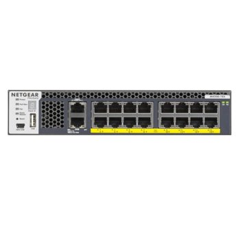 Суич Netgear M4300-16X POE+, 1000Mbps, 16 x 10GBASE-T, 16 x POE+, 299W PSU | JAR Computers Netgear M4300-16X POE+