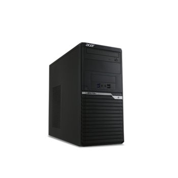 Настолен компютър Acer Veriton M4650G (DT.VQ8EX.014), двуядрен Kaby Lake Intel Celeron G3930 2.90 GHz, 4GB DDR4, 1TB HDD, 6x USB 3.0, клавиатура и мишка, Free DOS | JAR Computers Acer Veriton M4650G DT.VQ8EX.014