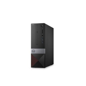 Настолен компютър Dell 3470 SFF (N203VD3470BTPCEE01_1901-WIN-14), четириядрен Coffee Lake Intel Core i3-8100 3.60 GHz, 4GB DDR4, 128GB SSD, 2x USB 3.1, клавиатура и мишка, Windows 10 Pro | JAR Computers Dell Desktop 3470 SFF N203VD3470BTPCEE01_1901-WIN-