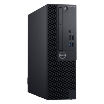 Настолен компютър Dell OptiPlex 3060 SFF (S053O3060SFFECAPU_UBU3-14), шестядрен Coffee Lake Intel Core i5-8400 2.8/4.0 GHz, 8GB DDR4, 128GB SSD, 4x USB 3.1, клавиатура и мишка, Linux | JAR Computers Dell OptiPlex 3060 SFF