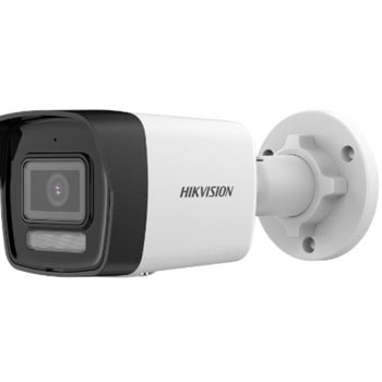 IP камера HikVision DS-2CD1023G2-LIUF, насочена "bullet" камера, 2Mpix(1920x1080@30fps), 4mm обектив, H.265/H.264/H.265+/H.264+/MJPEG, IR осветление (до 30м), външна IP67, PoE, microSD слот до 512GB, вграден микрофон | JAR Computers HikVision DS-2CD1023G2-LIUF