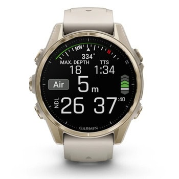 Garmin fenix 8 43mm Sapphire/Soft Gold 010-02903-1