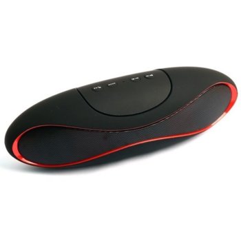 Тонколона DIVA BT1230B, 1.0, 3 W RMS, безжична, Bluetooth, AUX, слот за microSD карта, цветни LED светлини, черна | JAR Computers DIVA BT1230B