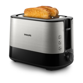 Тостер Philips HD2635/90, 7 степени, функция за претопляне и размразяване, сив | JAR Computers Philips HD2635/90