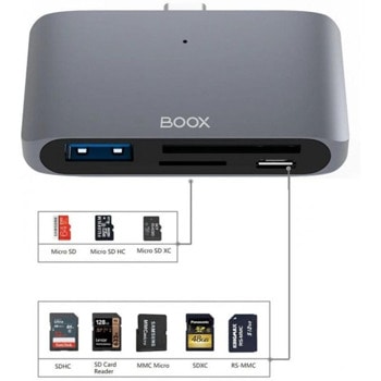 Адаптер BOOX - USB-C Hub, сив