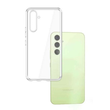 Калъф за Samsung Galaxy A54 5G, термополиуретанов, 3MK Clear Case, удароустойчив, прозрачен | JAR Computers 3MK Clear Case for Galaxy A54 5G