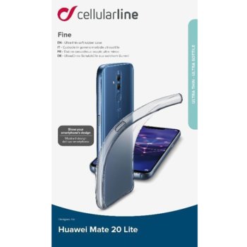 Прозрачен калъф Fine за Huawei Mate 20 Lite