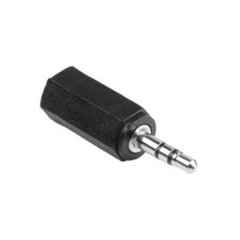 Преходник HAMA 122391, 3.5mm Jack(м) към 2.5mm Jack(ж), черен | JAR Computers HAMA 122391 3.5mm Jack(м) към 2.5mm Jack(ж)