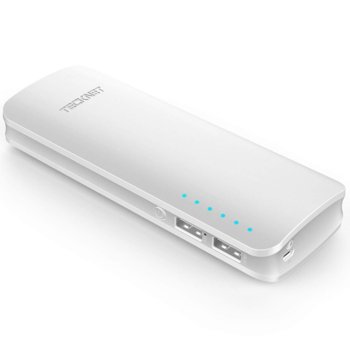 Външна батерия/power bank TeckNet iEP1500 PowerZen, 16750mAh, бяла, 2xUSB, фенерче, за смартфони и таблети | JAR Computers TeckNet iEP1500 PowerZen