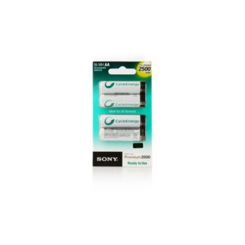 Акумулаторна батерия Sony NH-AAB4GN NiMH, АA, 2500mAh, 1.2V, 4 броя в опаковка | JAR Computers Sony NH-AAB4GN 4xAA/2500mAh