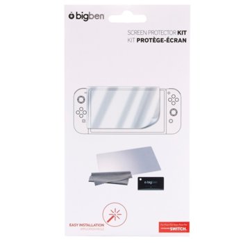 Протектор за екран BigBen Interactive Screen Protector Kit, за Nintendo Switch | JAR Computers BigBen Interactive Screen Protector Kit Switch