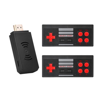 Игрова конзола D600, 800 Вградени игри, HDMI, черна | JAR Computers Игрова конзола D600 13032