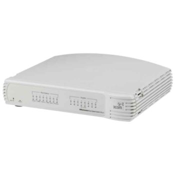 Суич 3Com OfficeConnect 10/100Mbs 16Port Layer2 CoS | JAR Computers Switch 3Com OfficeConnect 10/100Mbs 16Port Layer…