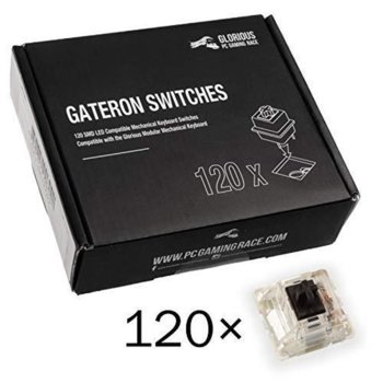 Glorious KBD switches Gateron Black 120 pieces