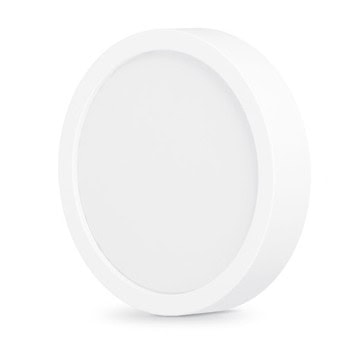 LED панел Videx VLE-DLRS-124, кръгъл, 12W, 240V, 900lm, 4000K, бяла рамка, защита (IP20), бял | JAR Computers Videx VLE-DLRS-124