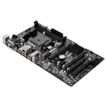 Дънна платка ASRock FM2A55 PRO+, AMD A55, FM2/FM2+ (до 95W), DDR3, PCI-E 3.0 (DVI), 6x SATA2 RAID 0,1,10, Lan1000, ATX | JAR Computers ASROCK FM2A55 PRO+