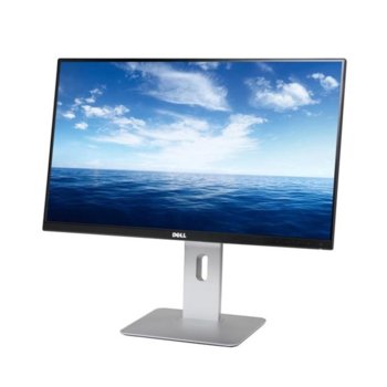 Dell U2414H, 23.8" (60.45 cm) IPS панел, Full HD, 8ms, 2 000 000:1, 250cd/m2, mini DisplayPort, 2x DisplayPort, 2x HDMI, 4x USB 3.0 | JAR Computers Dell U2414H U2414H-B_5Y