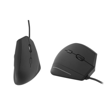 Мишка TnB, оптична (1600 dpi), USB, вертикална, черна image