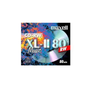 Оптичен носител CD-RW madia 700MB, Maxell, 1 бр. | JAR Computers Maxell CD-RW 700MB ML-DC-CDRW-MUS-1PK