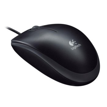 Мишка Logitech B110, оптична (800dpi), черна, USB | JAR Computers Logitech B110 оптична (800dpi) черна USB