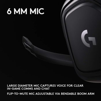 Гейминг слушалки Logitech G432 - 7.1 Surround Нару