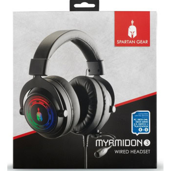 слушалки spartan gear myrmidon 3 черни