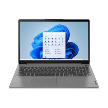 Лаптоп Lenovo IdeaPad 3 15ABA7 (82RN006NBM)(сив), шестядрен AMD Ryzen 5 5625U 2.3/4.3GHz, 15.6" (39.62 cm) Full HD IPS Anti-glare Display, (HDMI), 16GB DDR4, 512GB SSD, 1x USB-C 3.2 Gen 1, No OS image