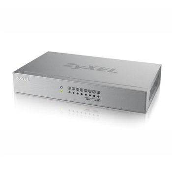 Суич ZyXEL GS-108B, 8Port, 2000 Mbps | JAR Computers ZyXEL GS-108B, 8-порта GbE