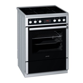 Готварска печка GORENJE EC 67337BG AXG, клас А, 3300 W, 67л., 4 нагревателни зони, HomeMade форма, Голям обем, инокс | JAR Computers GORENJE EC 67337BG AXG
