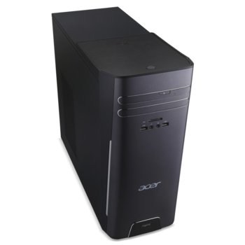 Настолен компютър Acer Aspire T3-710 (DT.B1HEX.001), четири-ядрен Skylake Intel Core i7-6700 3.4/4GHz, GeForce GTX 745 4GB, 4GB DDR3 RAM, 2TB 7200 rpm, 4x USB 3.0, клавиатура и мишка, Free DOS | JAR Computers Acer Aspire T3-710 DT.B1HEX.001