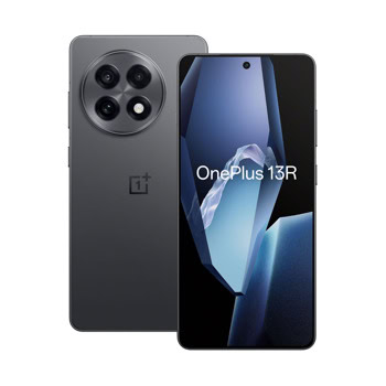 Смартфон OnePlus 13R (сив), поддържа 2 SIM карти, 6.78" (17.22 cm) ProXDR 120Hz дисплей, осемядрен Snapdragon 8 Gen 3 3.3 GHz, 12GB LPDDR5X, 256GB Flash памет, 50 + 50 + 8 & 16 Mpix камери, Android | JAR Computers OnePlus 13R 12GB/256GB Nebula Noir 5011111049