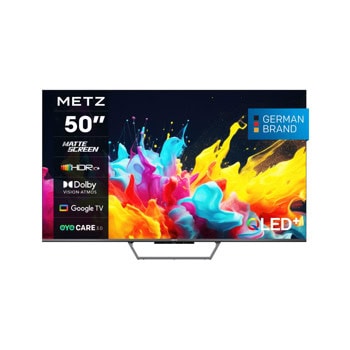 Телевизор Metz 50MQE7600Z, 50" (127cm) 4K/UHD Smart TV, HDR10+, Dolby Vision, Dolby Atmos, DVB-T2/C/S2, Bluetooth, LAN, 3x HDMI, 2x USB | JAR Computers Metz 50MQE7600Z