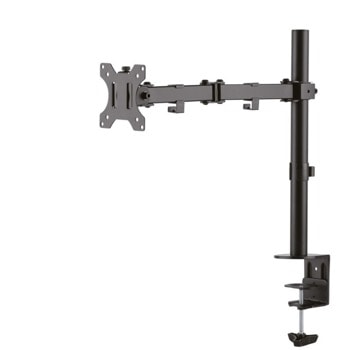 Стойка за монитор/телевизор NewStar FPMA D550BLACK, за екрани от 10" до 32", VESA 100x100 mm, макс до 8кг, регулируема, черен | JAR Computers NewStar FPMA-D550BLACK