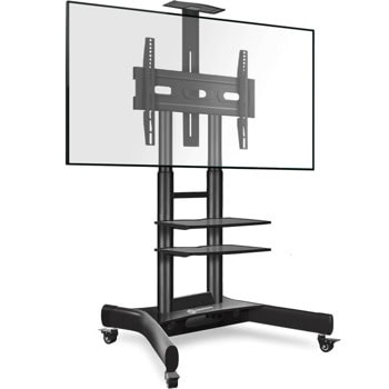 Стойка за телевизор ONKRON TS1552-BLK, за под, за екрани от 40" до 70", VESA до 600x400, до 60 кг, черна | JAR Computers ONKRON TS1552-BLK