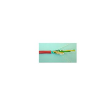 Кабел за аларма ELAN 242051R, 2x 0.22мм2, 400V, Ø 5.0мм, екраниран, 100м, червен | JAR Computers ELAN 242051R 100m