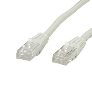 Пач кабел Roline S1405-70, UTP, Cat.5e, 5m, бежов | JAR Computers Roline S1405