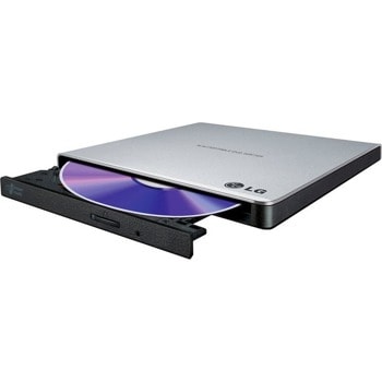 Оптично устройство LG GP57ES40.AHLE10B, външно, USB, четене/записване, сребристо | JAR Computers LG GP57ES40.AHLE10B Silver