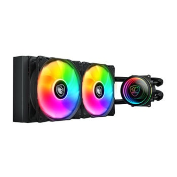 Водно охлаждане за процесор Cougar Gaming Poseidon Elite ARGB 240 Black, съвместимост със сокети Intel LGA 1851/1700/1200/115x/1366 & AMD AM5/AM4/AM3 | JAR Computers Cougar Gaming Poseidon Elite ARGB 240 Black