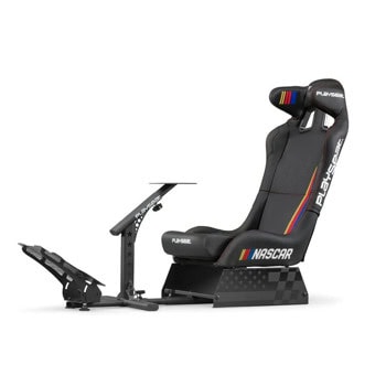 Геймърски стол Playseat Evolution Pro NASCAR Edition, до 120kg, PU кожа, сгъваем, черен | JAR Computers Playseat Evolution Pro NASCAR Edition NAS.00226