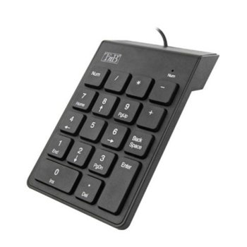 Цифрова клавиатура TnB K-PAD, USB, черна | JAR Computers TnB K-PAD