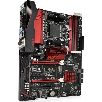 Дънна платка ASRock 970A-G/3.1, AMD 970 & AMD SB950, AM3(+), DDR3, PCI-E (CFX), 6x SATA 6Gb/s, 1x M.2 Socket 3, USB 3.1, ATX | JAR Computers ASRock 970A-G/3.1
